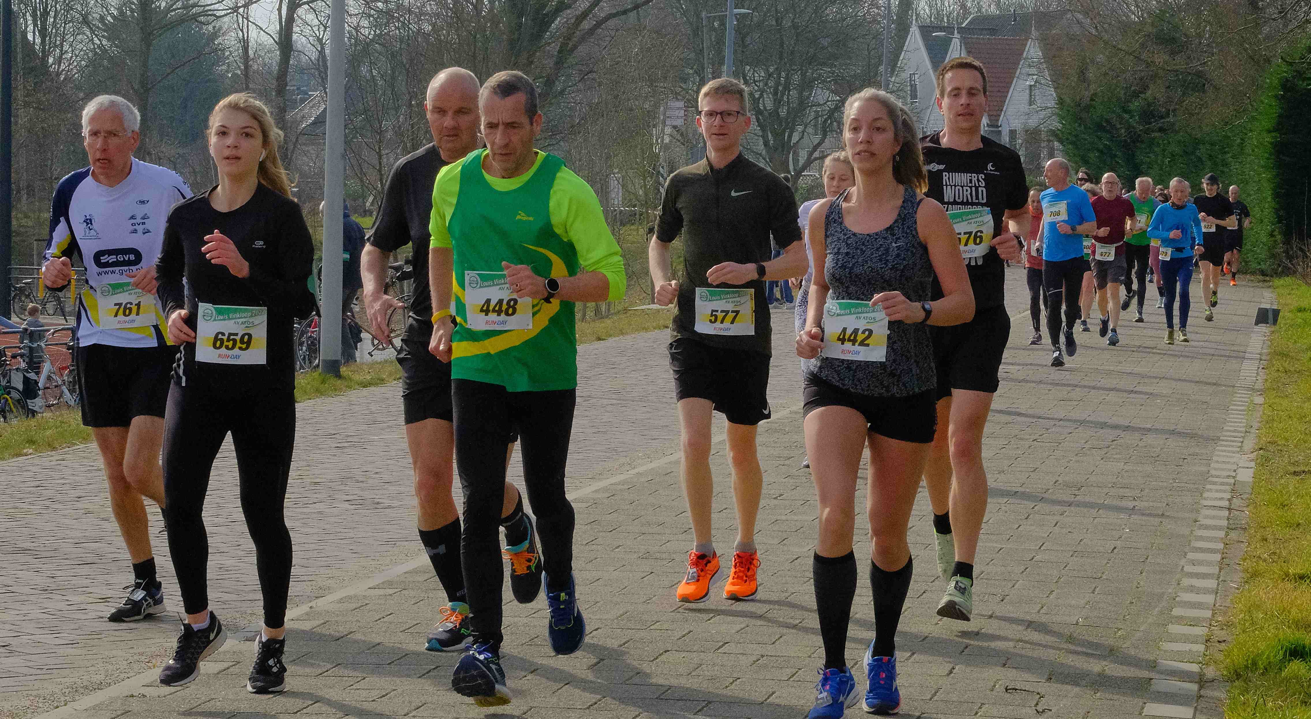 Deelnemers aan de Louis Vinkloop 2022
